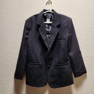 Boys Formal Black Suit Jacket Blazer Size 8